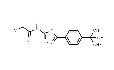 MC830911 | 312511-82-3 | N-(5-(4-(tert-Butyl)phenyl)-1,3,4-thiadiazol-2-yl)propionamide