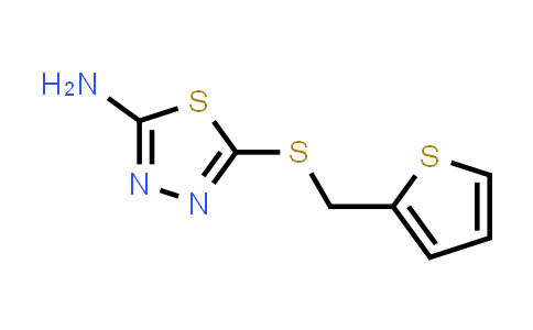 852933-95-0 | 5-[(thiophen-2-ylmethyl)sulfanyl]-1,3,4-thiadiazol-2-amine