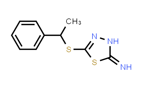 332412-74-5 | 5-((1-Phenylethyl)thio)-1,3,4-thiadiazol-2(3h)-imine
