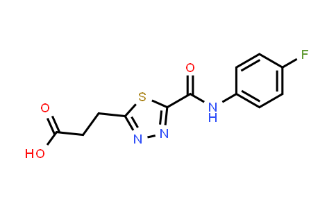 MC831000 | 1142202-61-6 | 3-(5-((4-Fluorophenyl)carbamoyl)-1,3,4-thiadiazol-2-yl)propanoic acid