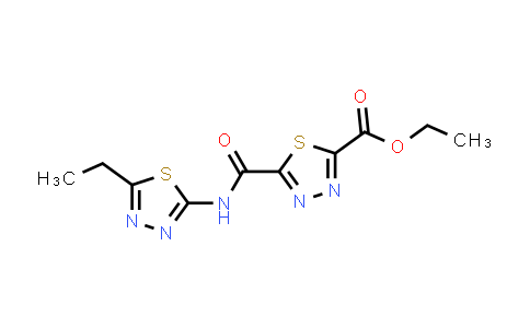 1142209-48-0 | Ethyl 5-((5-ethyl-1,3,4-thiadiazol-2-yl)carbamoyl)-1,3,4-thiadiazole-2-carboxylate