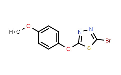 946884-40-8 | 2-Bromo-5-(4-methoxyphenoxy)-1,3,4-thiadiazole
