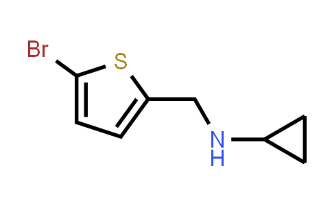 CAS No. 1016744-09-4, n-((5-Bromothiophen-2-yl)methyl)cyclopropanamine