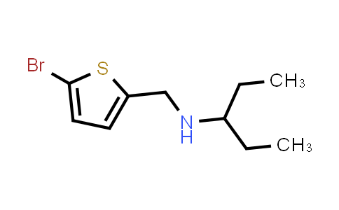 CAS No. 1019559-37-5, N-((5-溴噻吩-2-基)甲基)戊-3-胺