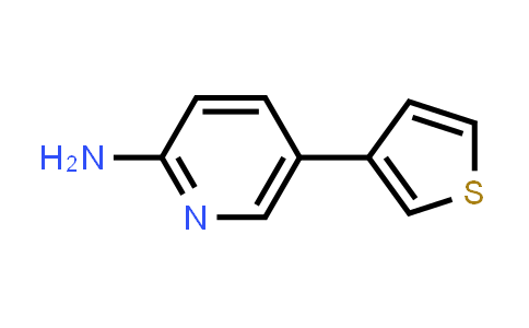CAS No. 892282-90-5, 5-(Thiophen-3-yl)pyridin-2-amine