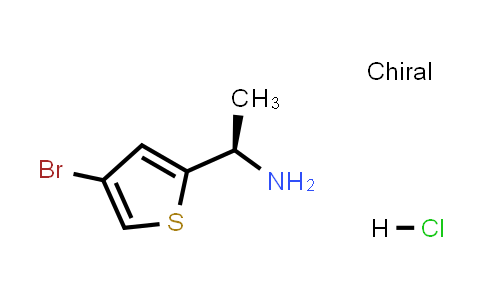 CAS No. 2343963-75-5, (1r)-1-(4-Bromothiophen-2-yl)ethan-1-amine hydrochloride