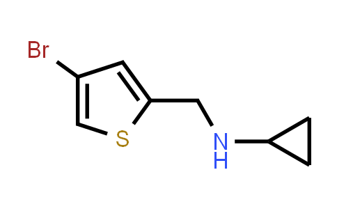 CAS No. 1040047-46-8, n-((4-Bromothiophen-2-yl)methyl)cyclopropanamine