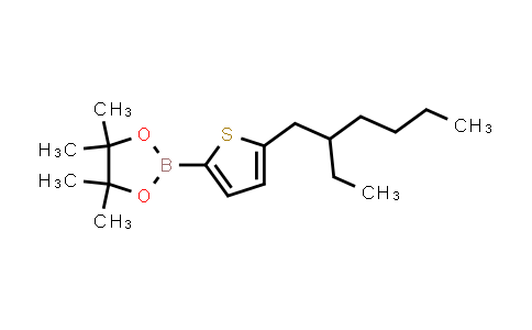 CAS No. 1390584-88-9, 2-(5-(2-乙基己基)噻吩-2-基)-4,4,5,5-四甲基-1,3,2-二氧硼烷