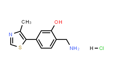 2411635-80-6 | 2-(氨基甲基)-5-(4-甲基噻唑-5-基)苯酚盐酸盐
