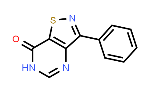 72632-99-6 | 3-Phenyl-6h,7h-[1,2]thiazolo[4,5-d]pyrimidin-7-one