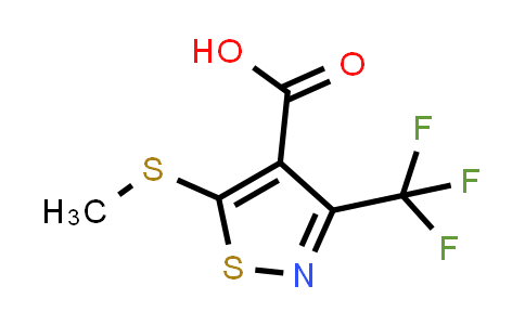 157984-53-7 | 5-(Methylthio)-3-(trifluoromethyl)isothiazole-4-carboxylic acid