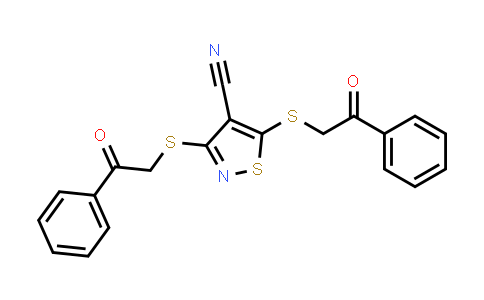 DY831170 | 24134-79-0 | 3,5-双((2-氧代-2-苯基乙基)硫代)异噻唑-4-甲腈
