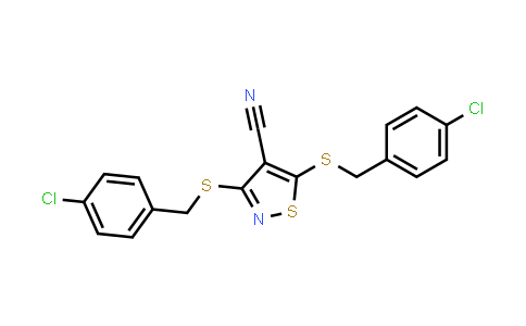 DY831171 | 252725-31-8 | 3,5-双((4-氯苄基)硫代)异噻唑-4-腈