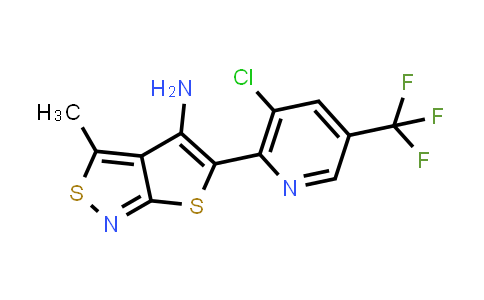 321430-77-7 | 5-(3-Chloro-5-(trifluoromethyl)pyridin-2-yl)-3-methylthieno[2,3-c]isothiazol-4-amine