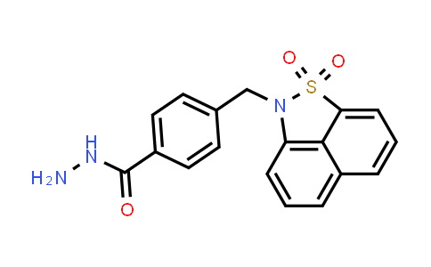 379254-45-2 | 4-((1,1-Dioxido-2h-naphtho[1,8-cd]isothiazol-2-yl)methyl)benzohydrazide