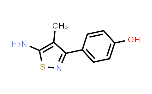 CAS No. 1050392-36-3, 4-(5-氨基-4-甲基异噻唑-3-基)苯酚