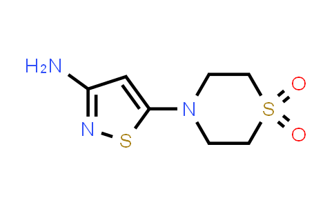 DY831230 | 1696869-37-0 | 4-(3-Aminoisothiazol-5-yl)thiomorpholine 1,1-dioxide
