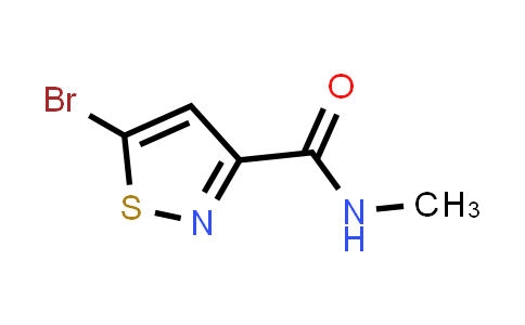 CAS No. 2882946-01-0, 5-溴-N-甲基异噻唑-3-甲酰胺