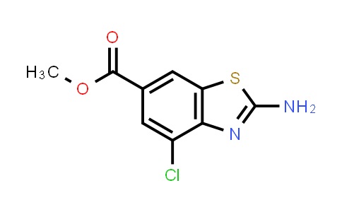 CAS No. 1427425-98-6, 2-氨基-4-氯苯并[d]噻唑-6-羧酸甲酯