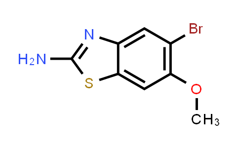 CAS No. 80689-47-0, 5-溴-6-甲氧基苯并[d]噻唑-2-胺