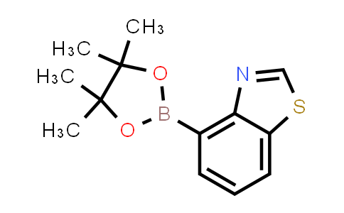 CAS No. 1352796-64-5, 4-(4,4,5,5-四甲基-1,3,2-二噁硼烷-2-基)苯并[d]噻唑