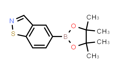 CAS No. 1313488-97-9, 5-(4,4,5,5-四甲基-1,3,2-二噁硼烷-2-基)苯并[d]异噻唑