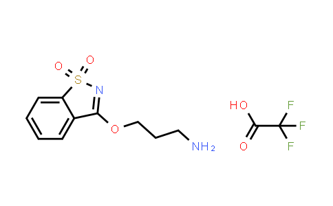 CAS No. 1315365-10-6, 3-(3-氨基丙氧基)-1,2-苯并噻唑-1,1-二酮,三氟乙酸盐