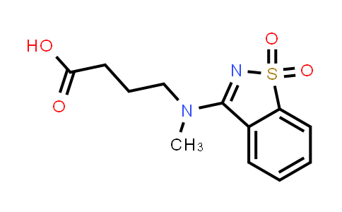 CAS No. 1094316-25-2, 4-[(1,1-二氧代-1,2-苯噻唑-3-基)(甲基)氨基]丁酸