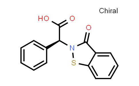 CAS No. 1217696-23-5, (S)-2-(3-氧代苯并[d]异噻唑-2(3H)-基)-2-苯乙酸