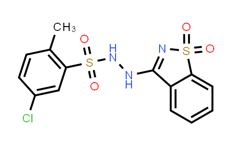 MC831320 | 326903-77-9 | 5-氯-N'-(1,1-二氧化苯并[d]异噻唑-3-基)-2-甲基苯磺酰肼