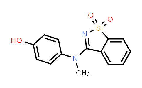 CAS No. 314036-10-7, 3-((4-羟基苯基)(甲基)氨基)苯并[d]异噻唑1,1-二氧化物