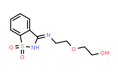 DY831332 | 296798-36-2 | 3-((2-(2-Hydroxyethoxy)ethyl)imino)-2,3-dihydrobenzo[d]isothiazole 1,1-dioxide