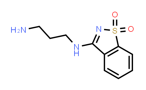 345972-22-7 | 3-((3-Aminopropyl)amino)benzo[d]isothiazole 1,1-dioxide