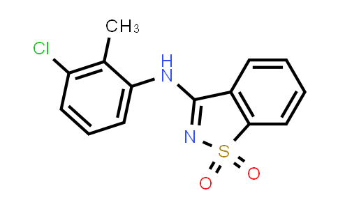 CAS No. 311322-82-4, 3-((3-氯-2-甲基苯基)氨基)苯并[d]异噻唑1,1-二氧化物