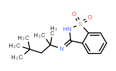 MC831343 | 310458-15-2 | 3-((2,4,4-三甲基戊烷-2-基)亚胺)-2,3-二氢苯并[d]异噻唑1,1-二氧化物
