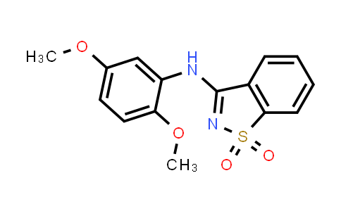 DY831344 | 303066-48-0 | 3-((2,5-二甲氧基苯基)氨基)苯并[d]异噻唑1,1-二氧化物