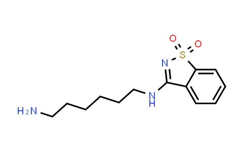 309920-43-2 | 3-((6-Aminohexyl)amino)benzo[d]isothiazole 1,1-dioxide