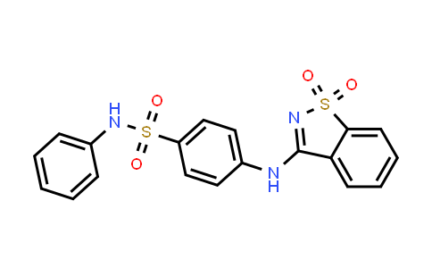 350509-83-0 | 4-((1,1-Dioxidobenzo[d]isothiazol-3-yl)amino)-N-phenylbenzenesulfonamide