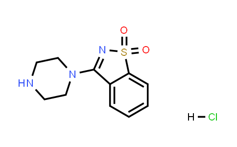 CAS No. 131779-59-4, 3-(哌嗪-1-基)苯并[d]异噻唑1,1-二氧化物盐酸盐