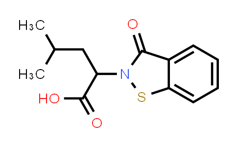 CAS No. 1539497-03-4, 4-甲基-2-(3-氧代苯并[d]异噻唑-2(3H)-基)戊酸