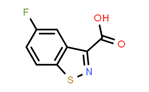CAS No. 1211541-97-7, 5-氟苯并[d]异噻唑-3-羧酸