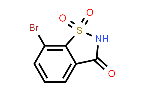 CAS No. 2137631-23-1, 7-溴苯并[d]异噻唑-3(2H)-酮 1,1-二氧化物