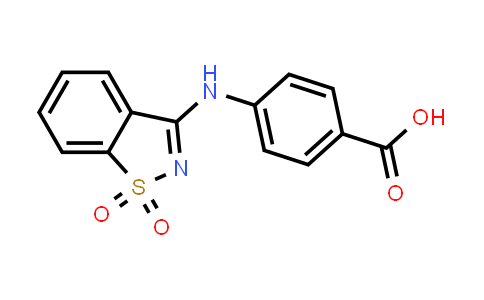 DY831382 | 101187-49-9 | 4-[(1,1-dioxo-1,2-benzothiazol-3-yl)amino]benzoic acid