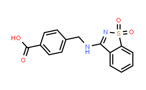 DY831384 | 743439-41-0 | 4-[[(1,1-Dioxido-1,2-benzisothiazol-3-yl)amino]methyl]benzoic acid