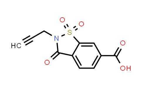 DY831394 | 1156750-55-8 | 1,1,3-Trioxo-2-(prop-2-yn-1-yl)-2,3-dihydro-1lambda6,2-benzothiazole-6-carboxylic acid