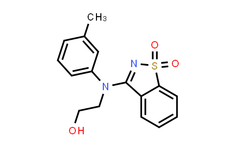 CAS No. 1432436-46-8, 3-((2-羟乙基)(间甲苯基)氨基)苯并[d]异噻唑1,1-二氧化物