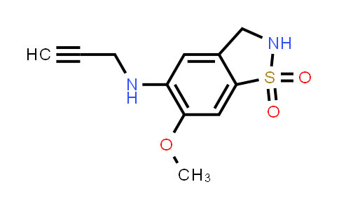 DY831407 | 2903923-10-2 | 6-甲氧基-5-(丙-2-炔-1-基氨基)-2,3-二氢苯并[d]异噻唑1,1-二氧化物