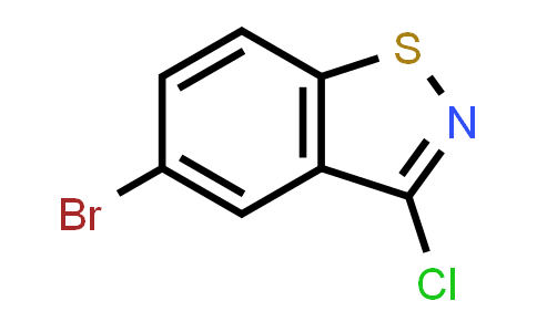CAS No. 907597-16-4, 5-溴-3-氯苯并[d]异噻唑