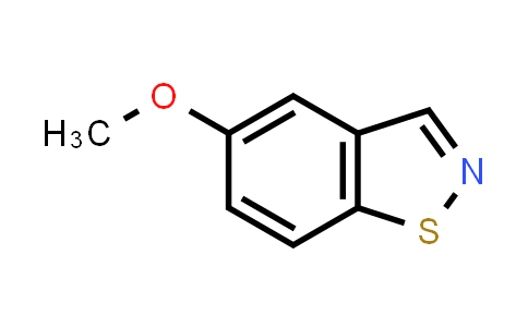 CAS No. 147317-52-0, 5-Methoxybenzo[d]isothiazole