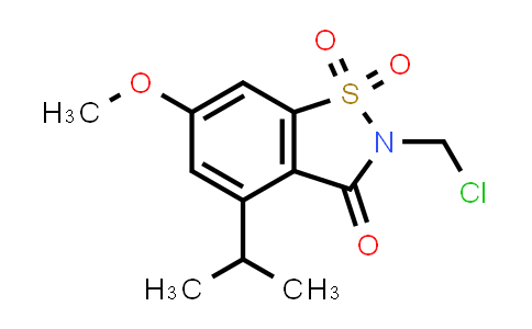 DY831437 | 142577-03-5 | 2-(氯甲基)-4-异丙基-6-甲氧基苯并[d]异噻唑-3(2H)-1,1-二氧化物